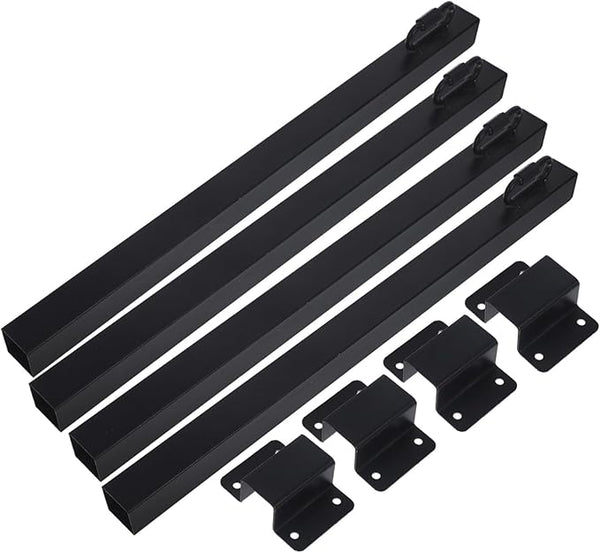 4pcs Hanging Poles for String Lights Outdoor Support Rods for Patios Yards and Fences Easy Installation Versatile | Lumora
