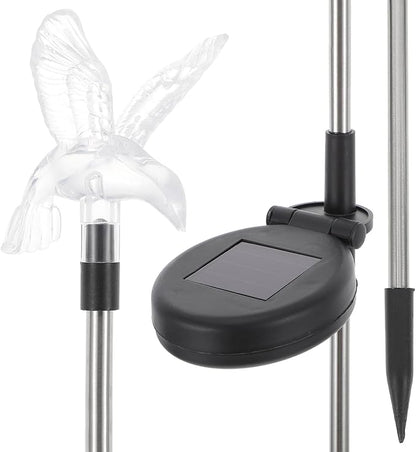 Waterproof Solar LED Garden Lawn Light Outdoor Solar Pathway Light Decoration for Patio Yard Colorful Bird Effect
