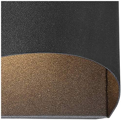 Possini Euro Design Ratner Modern Outdoor Wall Light Fixture Black LED Downlight Dark Sky 5 1/2" for Exterior Barn | Lumora