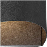 Possini Euro Design Ratner Modern Outdoor Wall Light Fixture Black LED Downlight Dark Sky 5 1/2" for Exterior Barn | Lumora