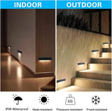 6 Pack Low Voltage AC/DC 12V LED Landscape Deck Light,Outdoor Retaining Wall Lights, IP65 Waterproof Step | Lumora
