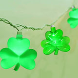 8.5Ft Shamrock String Lights, St Patrick's Day Decorations Light with 10 LED Green Lucky Clover Lights Outdoor | Lumora