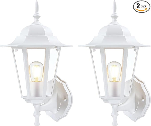 GRUENLICH Outdoor Wall Lantern, Wall Sconce as Porch Lighting Fixture with E26 Medium Base, Aluminum Housing Plus | Lumora