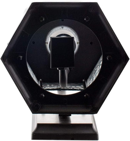 Euri Lighting EFL-130F-MD Flickering Flame Lantern, Frosted Glass, with Integrated Security Light (3000K), Photocell and Motion-Sensor (Dusk-to-Dawn), Oil Rubbed Bronze Housing (Pack of 1)