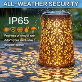 LeiDrail Butterfly Solar Lanterns, Outdoor Hanging Garden Lights, 4 Pack
