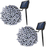 Uonlytech 2sets Led Solar String Lights Outdoor Fairy Lights for Garden Decor Auto Off Energy Efficient for | Lumora