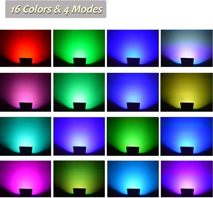 10W Low Voltage Landscape Lighting RGB Color Changing LED Landscape Lights Remote Control Waterproof Garden Patio | Lumora