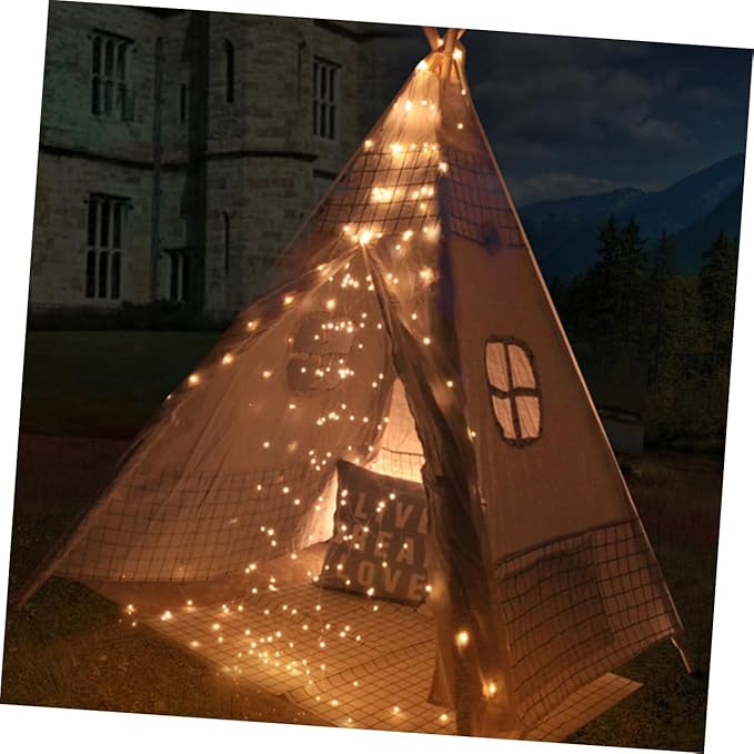 PRETYZOOM Waterproof Remote Control Star String Lights 8-Function LED Copper Wire Decorative Lights for Outdoor | Lumora