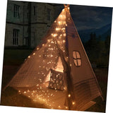 PRETYZOOM Waterproof Remote Control Star String Lights 8-Function LED Copper Wire Decorative Lights for Outdoor | Lumora