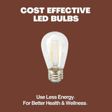 Norb NorbSTRING 2W AC LED Replacement Bulbs for Plug-in String Lights - Warm Candlelight Glow, E26 Standard Base | Lumora
