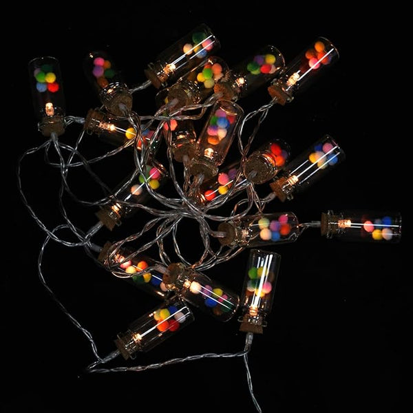 1pc Led Wish Bottle String Light Decor Design Warm Lights for Indoor Decoration Garden and Festival Celebrations | Lumora