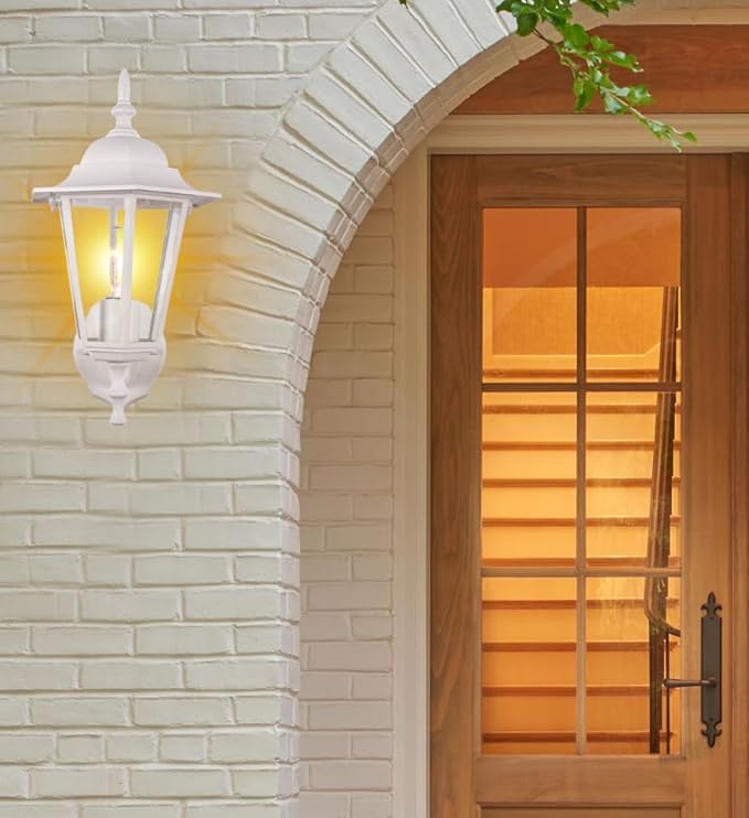 GRUENLICH Outdoor Wall Lantern, Wall Sconce as Porch Lighting Fixture with E26 Medium Base, Aluminum Housing Plus | Lumora