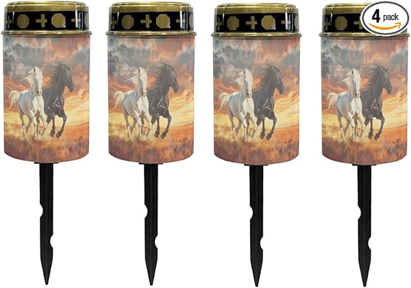 Running Horse Solar Lights Outdoor Solar Stake Lights Solar Walkway Lights,Outdoor Solar Garden Lights Powesed LED | Lumora