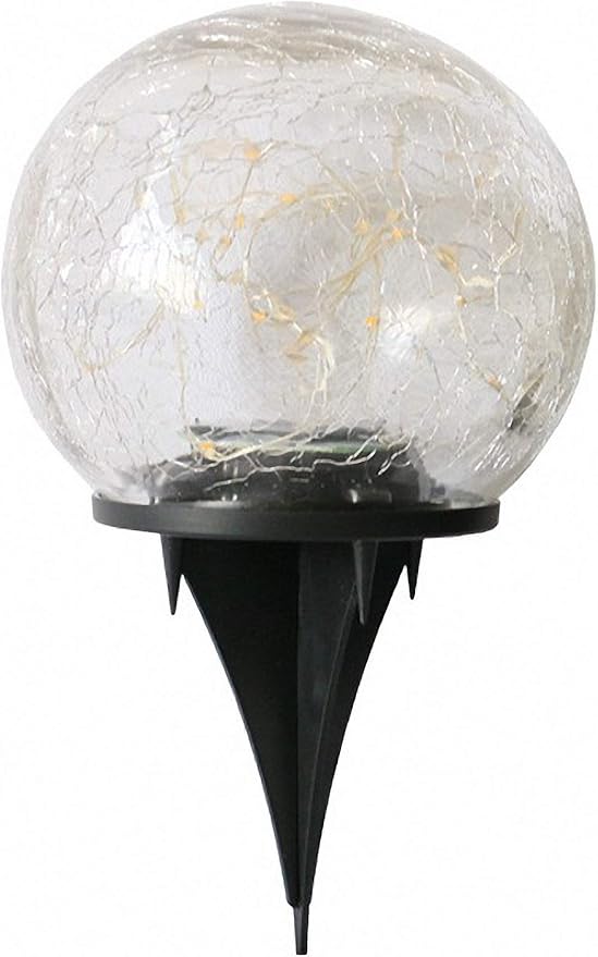 Ulalaza Solar Garden Ground Lights 30 LED Waterproof Bright Outdoor Crack Ball Lamp for Yard Driveway Lawn Patio | Lumora