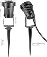 OurLeeme Lawn Flood Light Stake, 2-in-1 Waterproof Outdoor Remote Control Landscape Lighting Spotlight Wall Light | Lumora