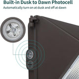 kadision LED Wall Pack 100W 13000lm 5000K Daylight 100-277V, IP65 Waterproof Dusk-to-Dawn Outdoor Lighting for | Lumora