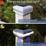 Sumaote 4x4 Solar Post Cap Light, 52 LEDs 160 Lumen Outdoor Deck Lights for 4x4 Wooden Posts, IP65 Waterproof 6000K | Lumora