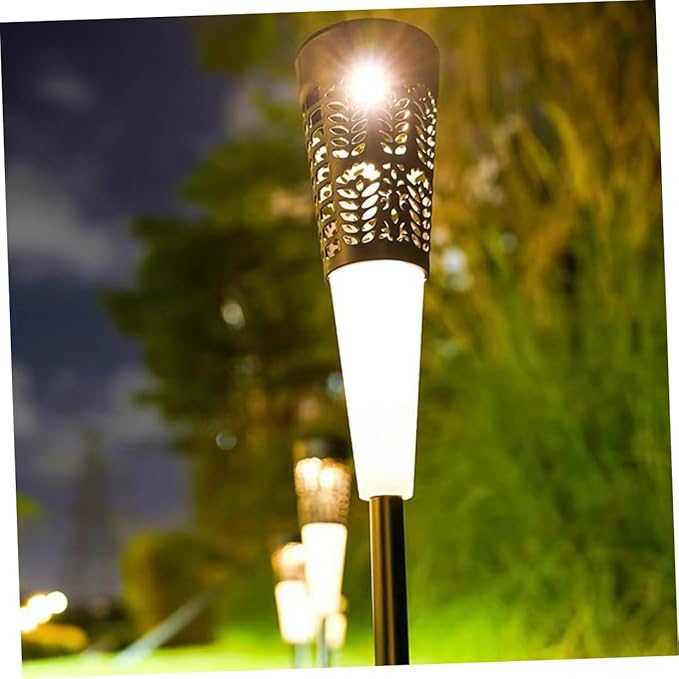 6pcs Solar Garden Stake Lights Decorative Courtyard Light Warm Glow Outdoor Lawn Lighting for Pathway and Villa | Lumora