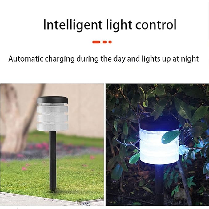Solar Lights Outdoor 2 Pack Solar Pathway Lights Outdoor Waterproof LED Landscape Garden Lights Solar Garden Lights for Pathway Walkway Yard