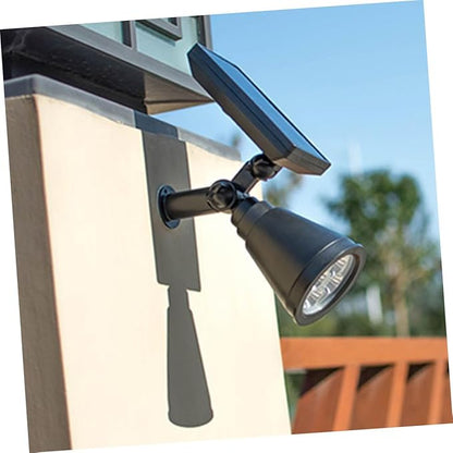 NUOBESTY Solar Path Lights and Solar Garden Spotlights 4-led Color-Changing Outdoor Lawn and Wall Mounted for Yard and Landscape Lighting
