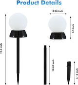 BlcTec Solar Pathway Lights Outdoor, Cool White Path Lights with 3-Sided Solar Panels, 18H Runtime, IP65 | Lumora