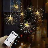 10 Pcs Total 1000 LED Firework Copper Wire Lights, 8 Modes Fairy Twinkle Lights Plug in String Lights 1M/3.3FT | Lumora