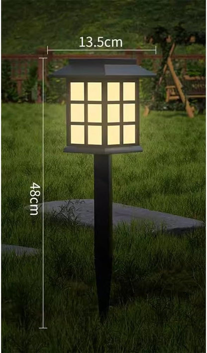 Etlegor Chinese Decor Lights, Solar Pathway Lights Waterproof Lawn Night Light for Outside/Lawn/Patio/Yard/Pathway/Walkway/Driveway Decoration ﻿ (Color : Warm Light, Size : 8PCS)