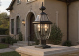 Urban Ambiance Luxury Colonial Outdoor Post Light, Large Size: 21" H x 11" W, with Tudor Style Elements, Versatile | Lumora