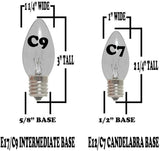 Novelty Lights Multi Twinkle Incandescent Christmas String Lights - Retro Traditional C9 Indoor/Outdoor Light Set | Lumora