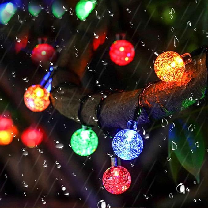 Ulalaza 2PCS Garden Solar Lights Multi-Color Changing LED Flower Stake Light Decorative Landscape Lawn Yard Outdoor Lights Length 500mm/20inch, 50 Bulbs Colored Lights