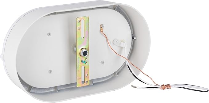 GRUENLICH LED Bulkhead Light, Flush Mount for Wall or Ceiling, 6W, 600 Lumen, Dimmable 5000K Daylight White, Outdoor Rated, Aluminum Housing, White Finish, 2-Pack