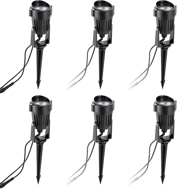 6PSC Solar Pathway Lights,Pattern Switching Solar Lights Outdoor,Color-Changing Landscape Lighting, Garden Lamp Outdoor Lighting for Trees, Party