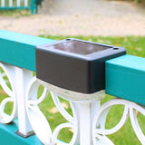 4pcs Solar LED Step Lights Warm Outdoor Landscape Garden Lamps for Stairs Patio Decks Energy-Saving Multifunctional | Lumora