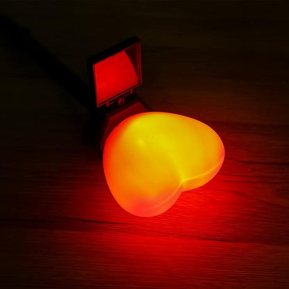 Hortsun 2 Pack Valentine's Day Solar Stake Lights Red Heart Waterproof LED Lights for Patio Lawn Outdoor Pathway Walkway Landscape Garden Decoration