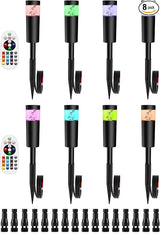 5W RGBW Low Voltage Landscape Pathway Lights with Connectors 12V Outdoor Color Changing Landscape Lighting LED | Lumora