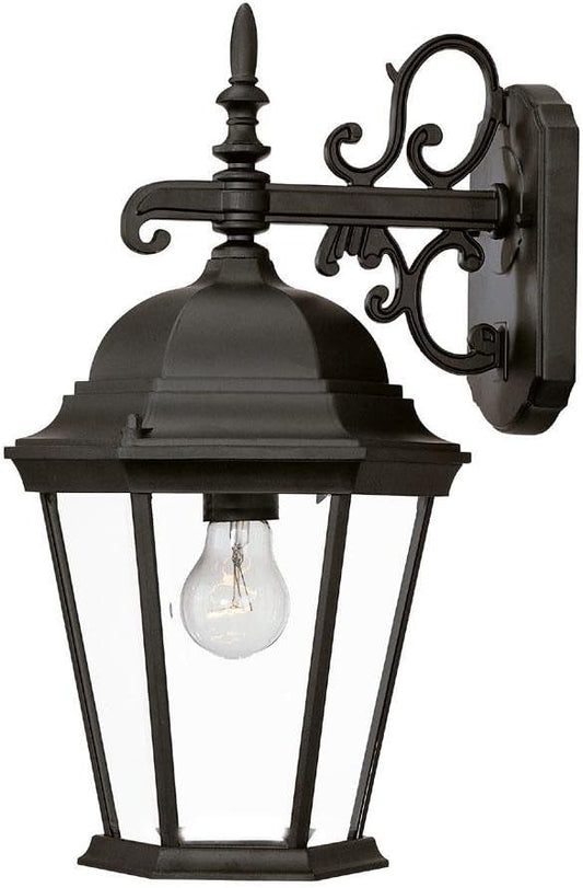 Acclaim 5202BK Richmond Collection 1-Light Wall Mount Outdoor Light Fixture, Matte Black