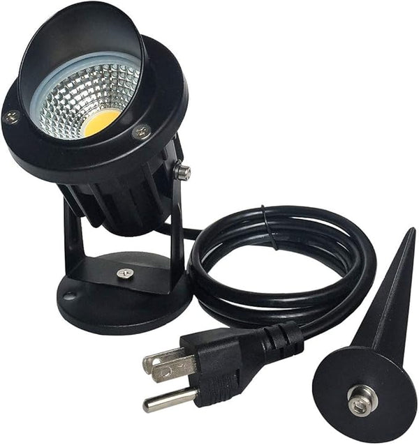 LED Outdoor Spotlight Flag Light 120V 10W Waterproof Spot Lights for Yard Flagpole House Tree Plug in Christmas | Lumora
