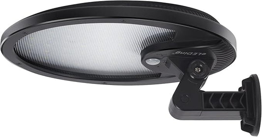 eLEDing EE805W56 - 50W Equivalent Outdoor Solar Powered Lights 56 LED Ultra Bright Self-Contained 180° Motion Sensor Security Wall Light 80° Rotation IP65 Waterproof Light for Patio Yard Garden Porch