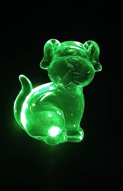 Starry Illuminate 1 PCS Solar Color Changing Style Garden Stake Light Pathway Stake Light (Dog)