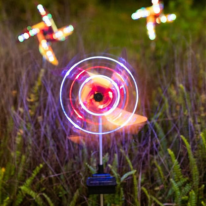 Ulalaza Solar Garden Lights Outdoor Color Changing Decorative Ball Solar Lights for Patio/Lawn/Yard/Path/Christmas