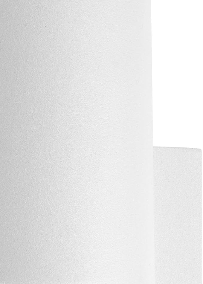 Progress Lighting Z-1030 LED Collection 1-Light Clear Glass Modern Outdoor Medium Wall Lantern Light White | Lumora