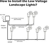 Low Voltage Landscape Lights Outdoor: 7W 700LM LED Landscape Lighting with Connectors for Tree Garden Yard Pathway | Lumora