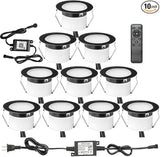 LED Deck Light Kit, 10pcs Φ1.77” WiFi Wireless Smart Phone Control Low Voltage Recessed RGBW Deck Lights with | Lumora