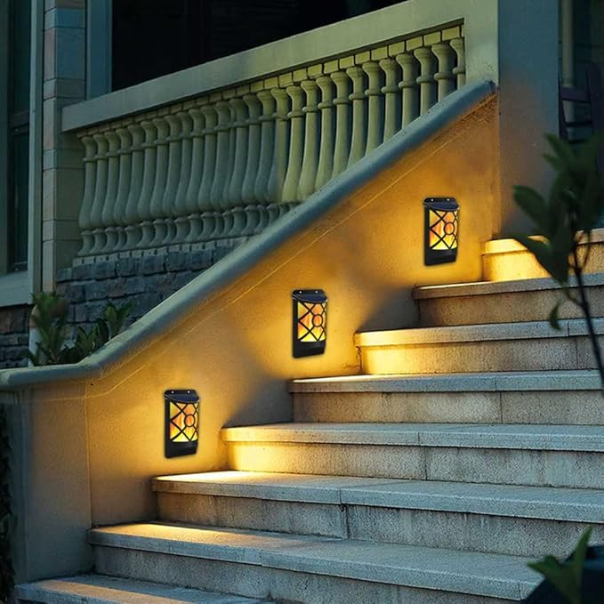 Aityvert Solar Flame Lights Outdoor, Waterproof Flickering Flame Solar Light Dark Sensor Auto On/Off 66 LED Solar | Lumora