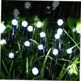 Solar Powered LED String Lights Beads Multi-Color Decorative Lamps for Garden Patio Lawn Outdoor Festive Lighting | Lumora