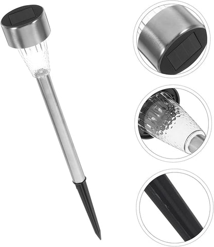 ARTIBETTER Solar Garden Stake Lamp Waterproof Solar Outdoor Light for Yard Lawn Patio 10-Piece Set Adjustable Height and Design