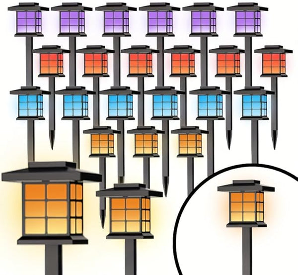 6/12/24 Solar Outdoor Light, 700mA Solar Path Light, IP55 10-Hour Long-Lasting LED Landscape Lighting, Suitable for | Lumora