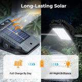 Solar Clip Light with Motion Sensor, 2026 New Portable Outdoor LED Light for Camping, Adjustable Clip On LED Light | Lumora