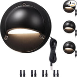 Low Voltage Landscape Deck Lights - 12V LED Outdoor Step Lights, Adjustable Warm White & Cool White, Waterproof | Lumora