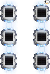 Wokyo 6 PCS LED Solar Powered Waterproof Outdoor Warning Step Lights, IP68 Waterproof Road Markers for Step | Lumora